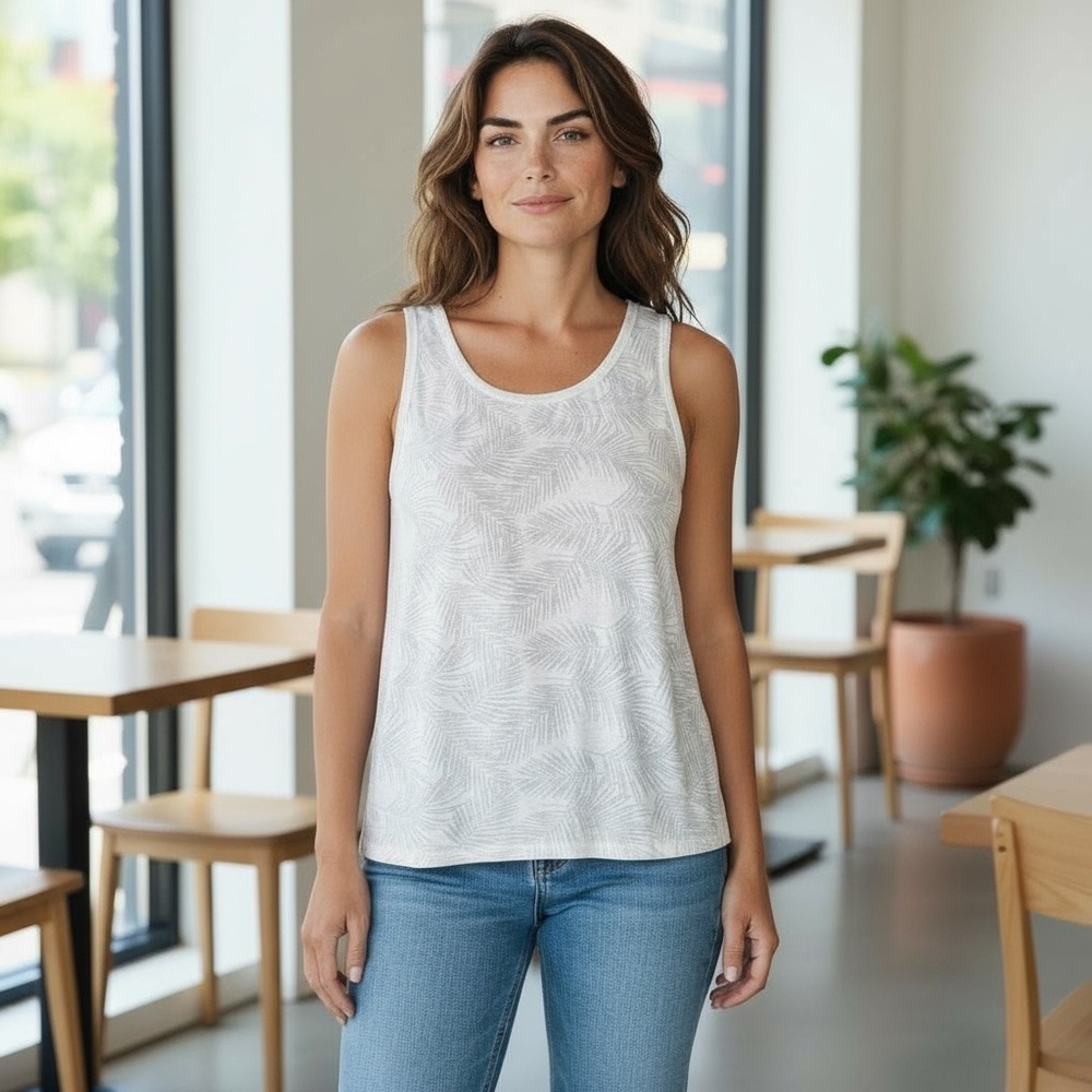 Chic White Tank Top for Women
